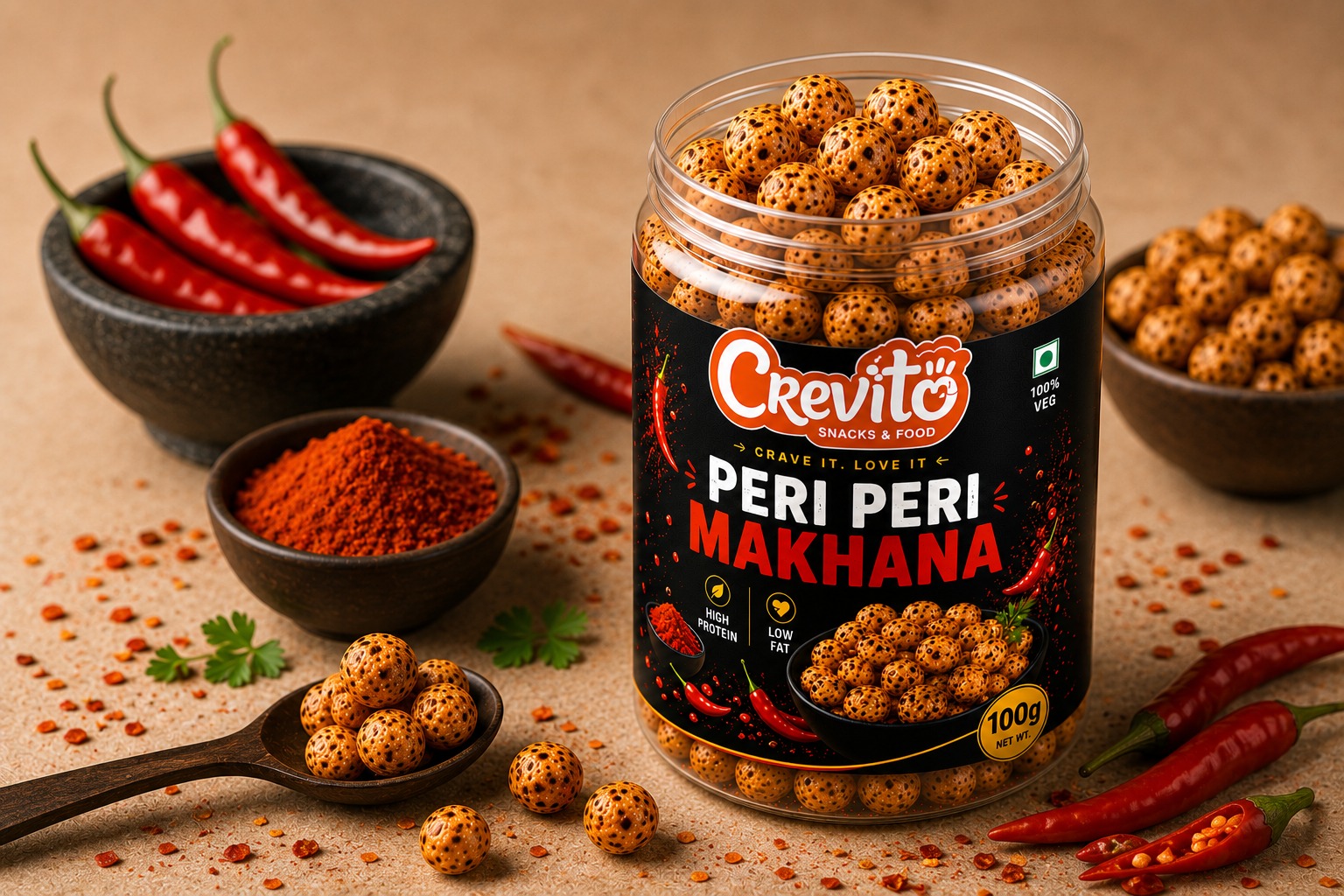 Peri Peri Makhana